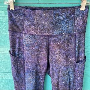 Lululemon Fast Free Tight II 25" Nulux Polar Lights Blue Multi Celestial 6
